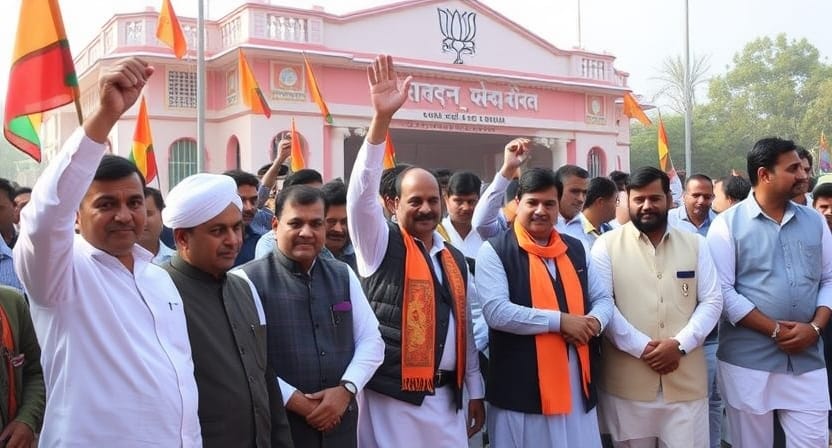 BJP versus Congress Standoff At Chandigarh Community Body Meet Over BR Ambedkar